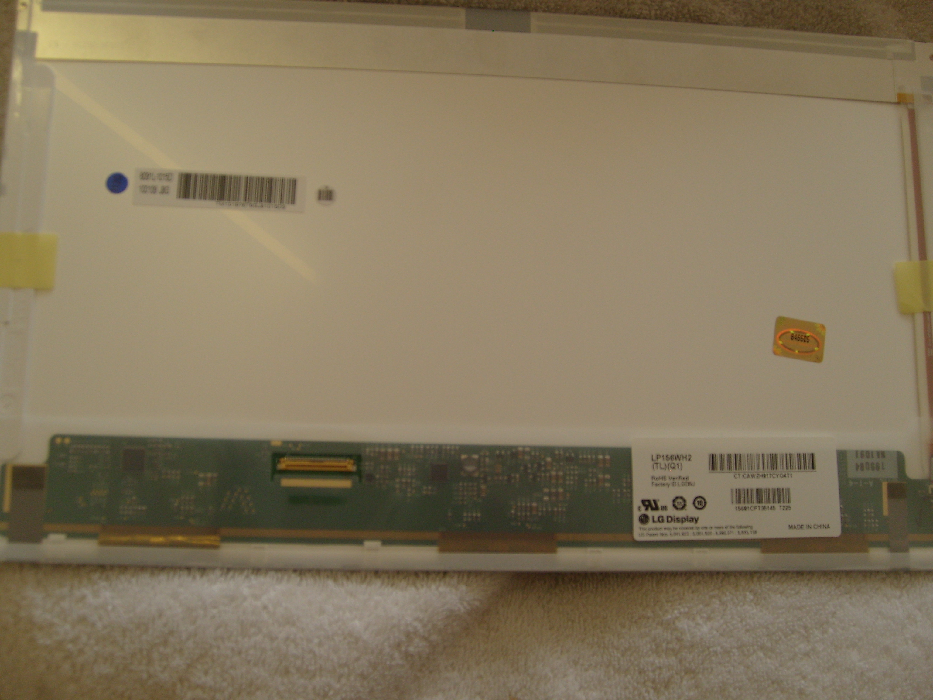 15.6" WXGA HD led backlight lcd panel LP156WH2